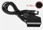 Sega Mega Drive 1 Master System 1 Scart Cable Stereo Oem New