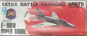 Hawk-HMC F-100D Super Sabre with Extra Damaged Parts | 1:72 | No. 482