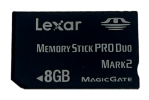 Lexar Media 8GB Memory Stick PRO Duo Card Mark 2 PSP USED