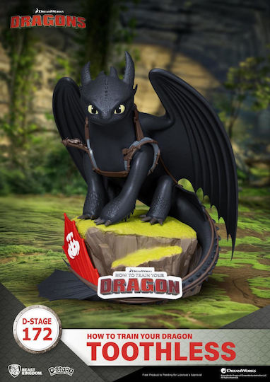 How To Train Your Dragon Toothless Diorama D-stage 15cm