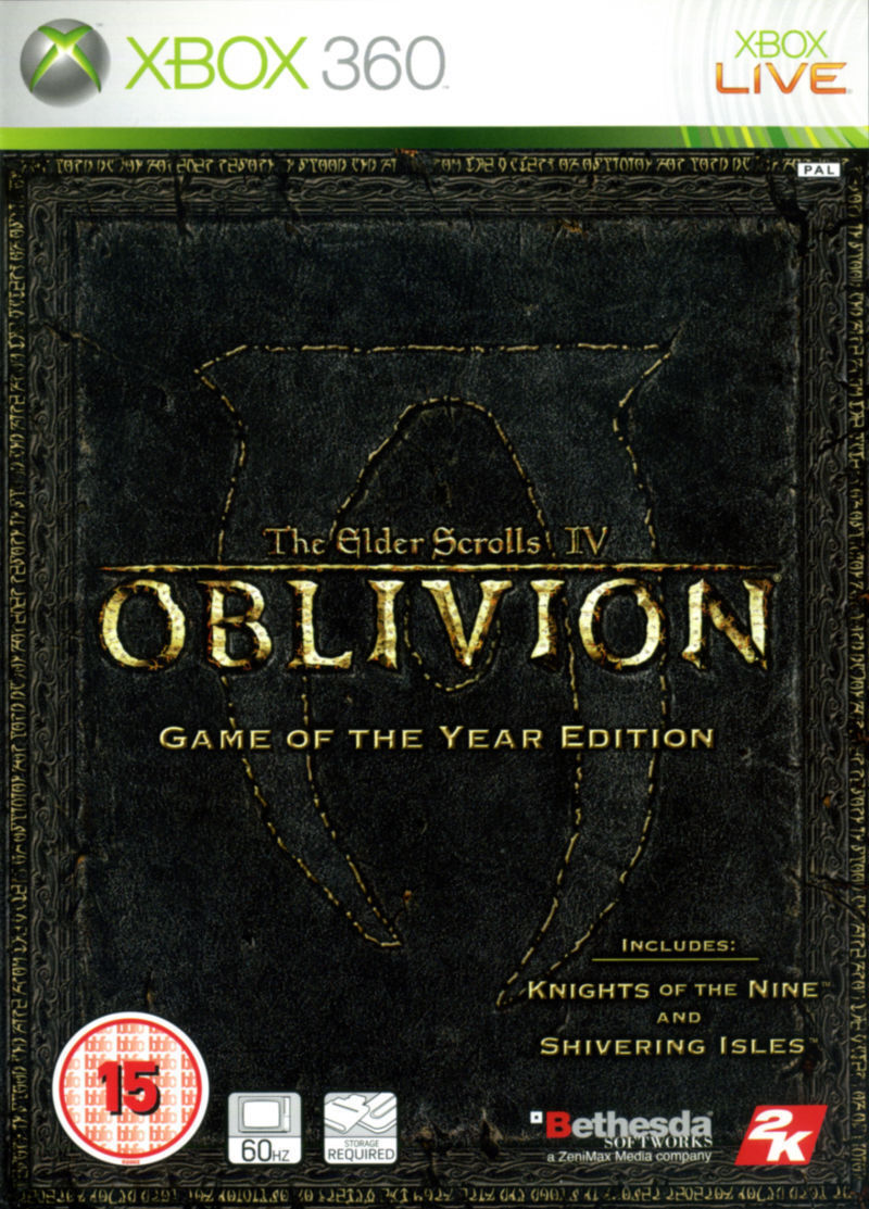 The Elder Scrolls IV Oblivion Game of The Year Edition XBOX 360 USED