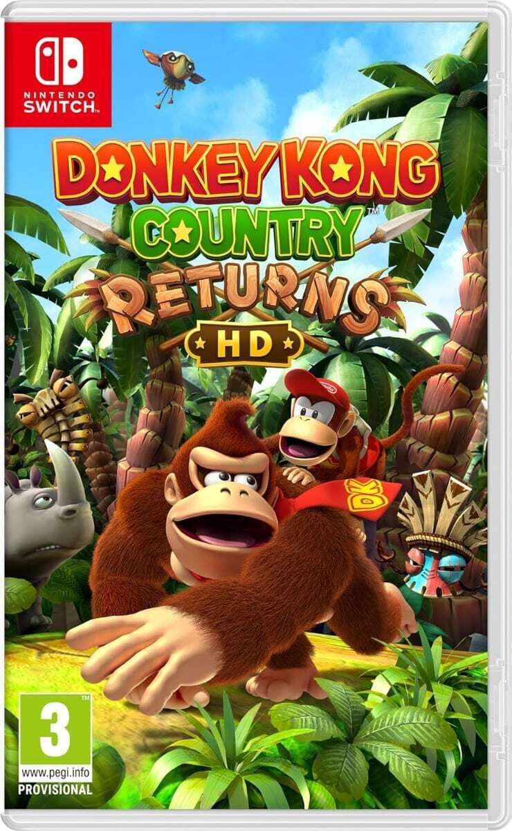 Donkey Kong Country Returns HD Switch Game USED