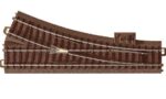 Trix 1x62612 Gauge H0 Right Turnout 188,3 mm (7-13/32"), R2=437,5mm (17-7/32") Curve 24.3°