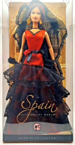 Barbie Doll Of The World Pink Label-Spain