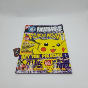 Britain’s Games Master Magazine Vol. 096 year 2000 Special Pokemon Yellow review and guide inside