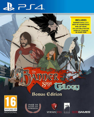 The Banner Saga Trilogy Bonus Edition PS4 USED DISC ONLY