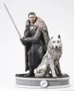 JON SNOW & GHOST 10" PVC DIORAMA TOY FIGURE STATUE GAME OF THRONES GALLERY