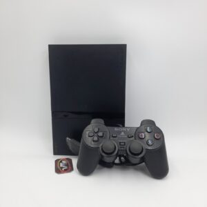 Playstation 2 Slim Black with one controller