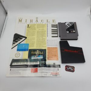 NES Nintendo Entertainment System The Miracle Piano Teaching System with poster flyer