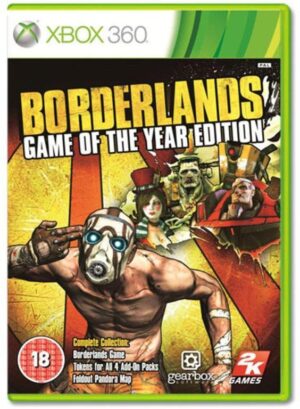 Borderlands Game of the Year Edition (Classics) XBOX 360 Game (Used)