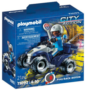 Playmobil City Action Police Quad για 4-10 ετών