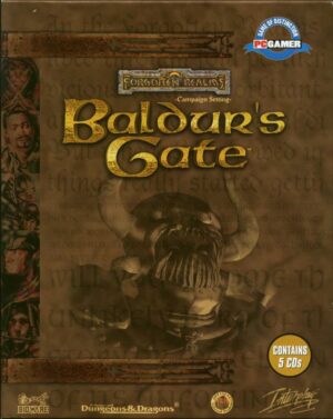 Baldur's Gate PC Game USED Jewel Case