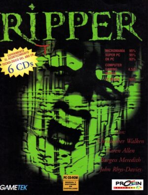 Ripper PC Game USED with Manual, NO BOX