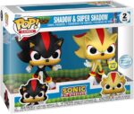 Sonic the Hedgehog – Shadow & Super Shadow Glow in The Dark 2 Pack Funko Pop! Vinyl Figures