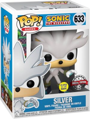 Sonic the Hedgehog – Silver #633 Special Edition Glows in the Dark Funko Pop Vinyl Figure 