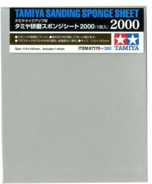 Tamiya Tamiya Sanding Sponge Sheet 2000 | 114x140mm | 87170