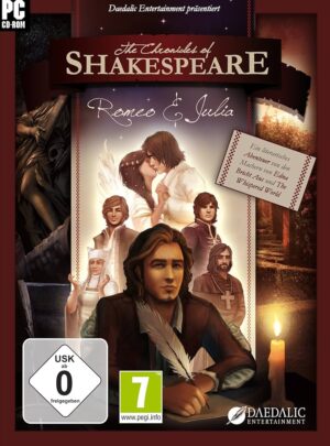 The Chronicles of Shakespeare - Romeo Julia (German Version) PC Game USED