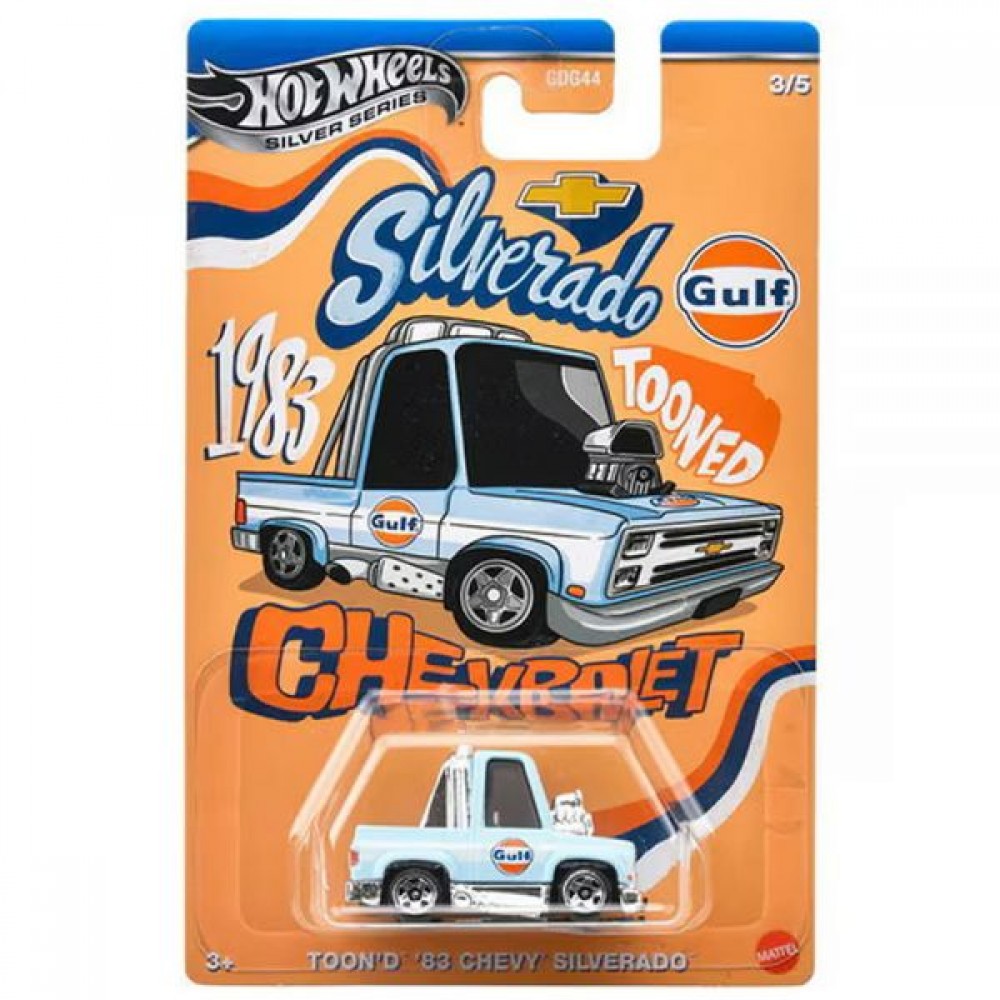 Hot Wheels Toon'D '83 Chevrolet Silverado Silver Series για 3+ Ετών