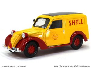 1958 Fiat 1100 Van Shell | Brumm | 1:43