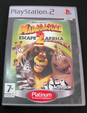 Madagascar Escape 2 Africa Platinum PS2 USED DISC ONLY