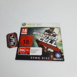 Xbox 360 Tom Clancy's Splinter Cell Conviction Demo Disc