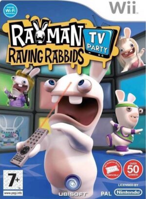 Rayman Raving Rabbids Tv Party WII NEW