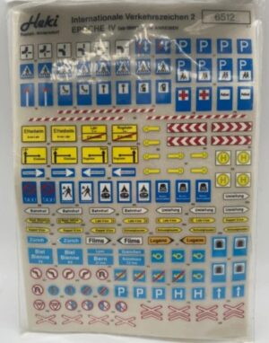 Heki  Αξεσουάρ Μοντελισμού International Traffic Sign Epoche IV Kit | HO 1:87 | 76437