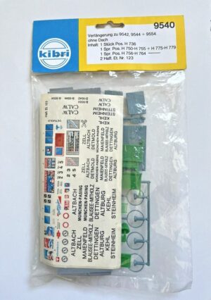 Kibri Φιγούρα Μοντελισμού Platform Extension Kit for items 9542/9544/9554 | HO 1:87 | 9540