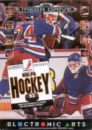 NHLPA Hockey 93 Sega Mega Drive USED NO MANUAL