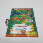 KOUKOU ROUKOU Bingo Teenage Mutant Ninja Turtles Χελωνονιντζάκια ΤΜΝΤ Greek Vintage Sticker Album
