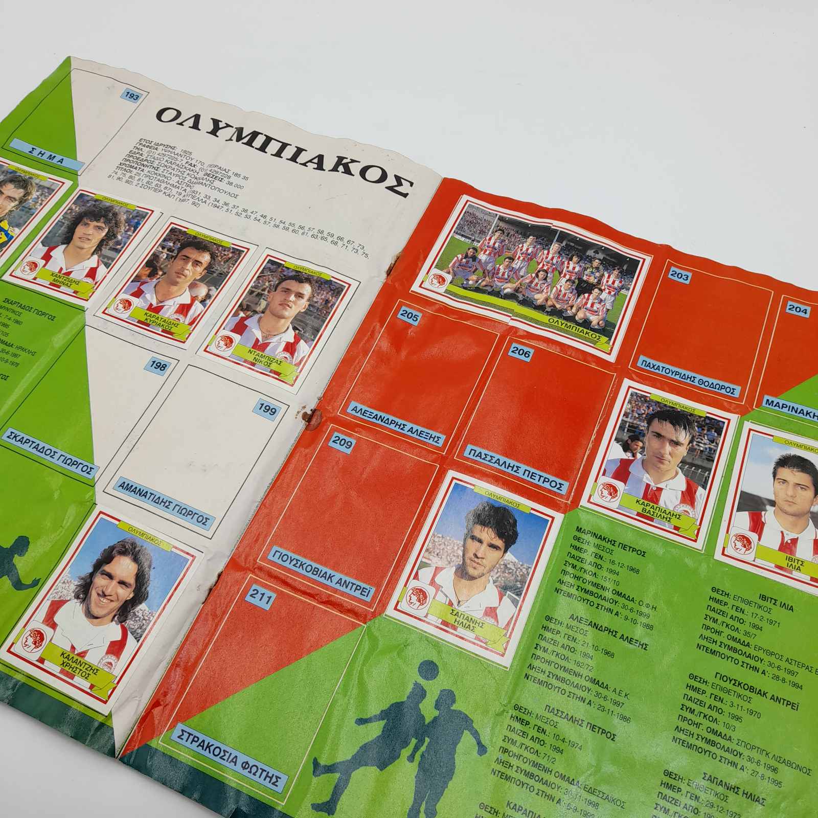 ΠΟΔΟΣΦΑΙΡΟ 1996 Panini Greek Vintage Sticker Album - Image 5