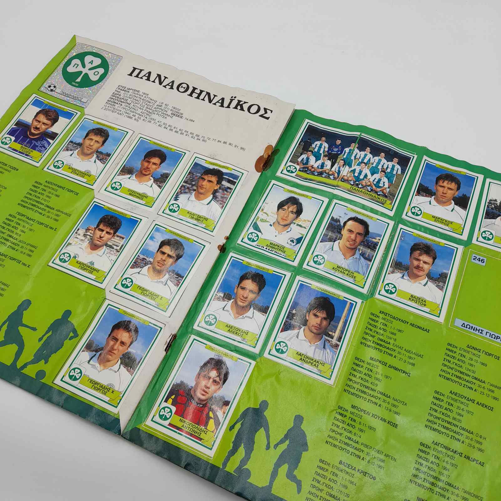 ΠΟΔΟΣΦΑΙΡΟ 1996 Panini Greek Vintage Sticker Album - Image 2