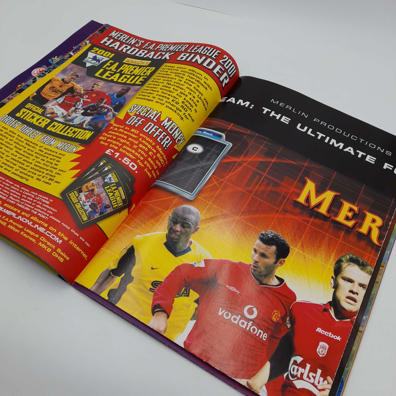Merlin's F.A. Premier League Official Sticker Collection Album 2001 - Image 2