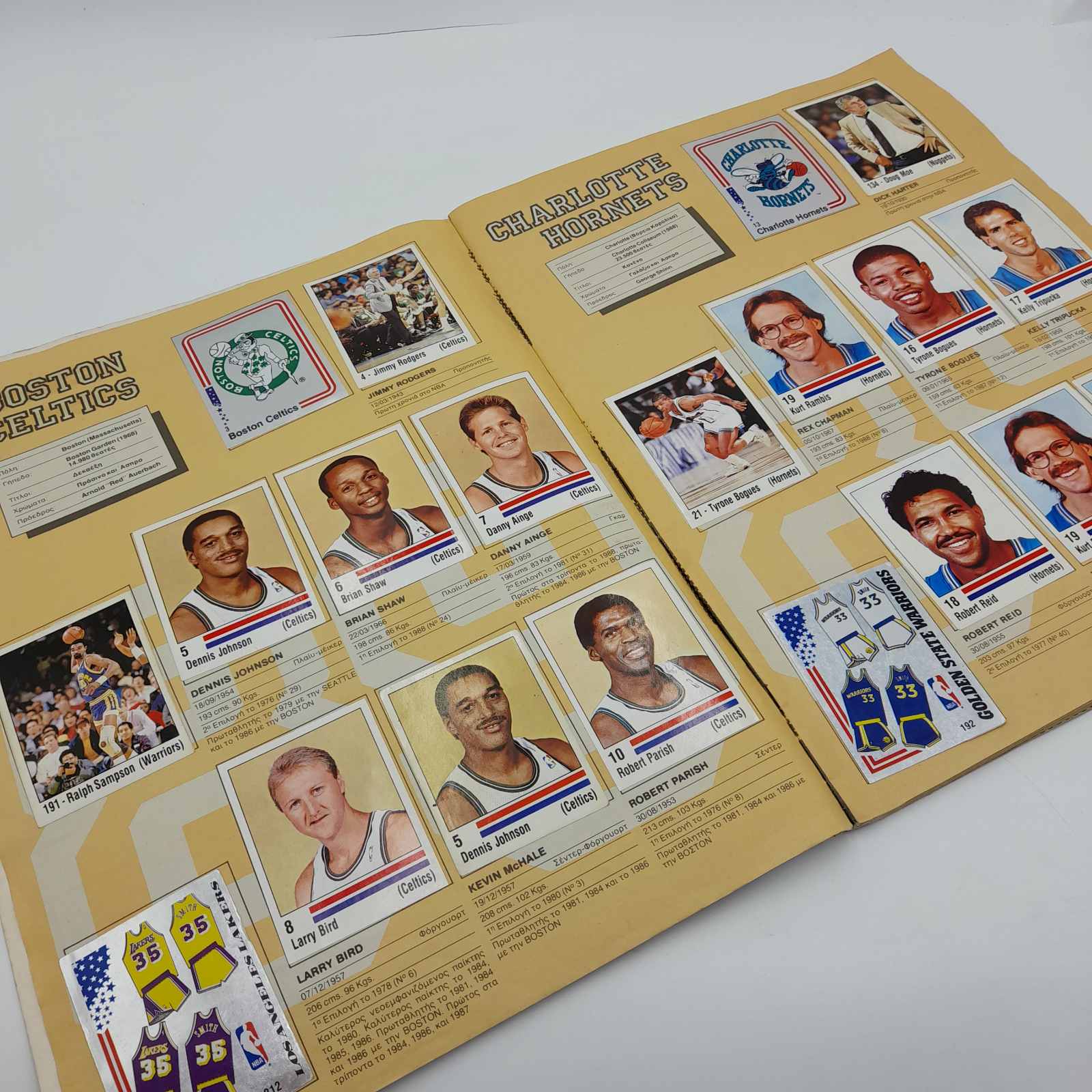 Panini Basket NBA 1989 Greek Sticker Album - Image 2