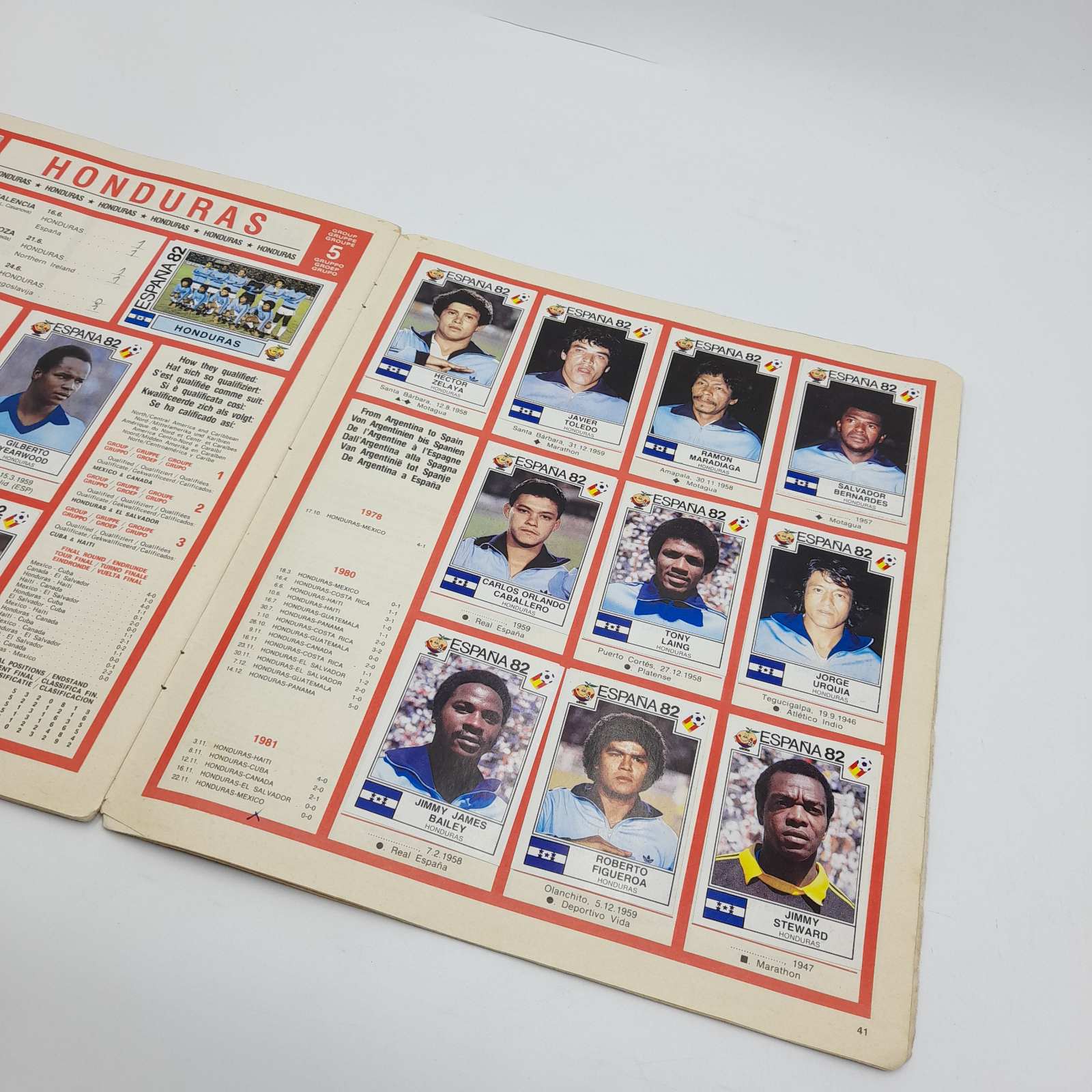 Espana 82 World Cup Spain Panini Vintage Sticker Album - Image 4
