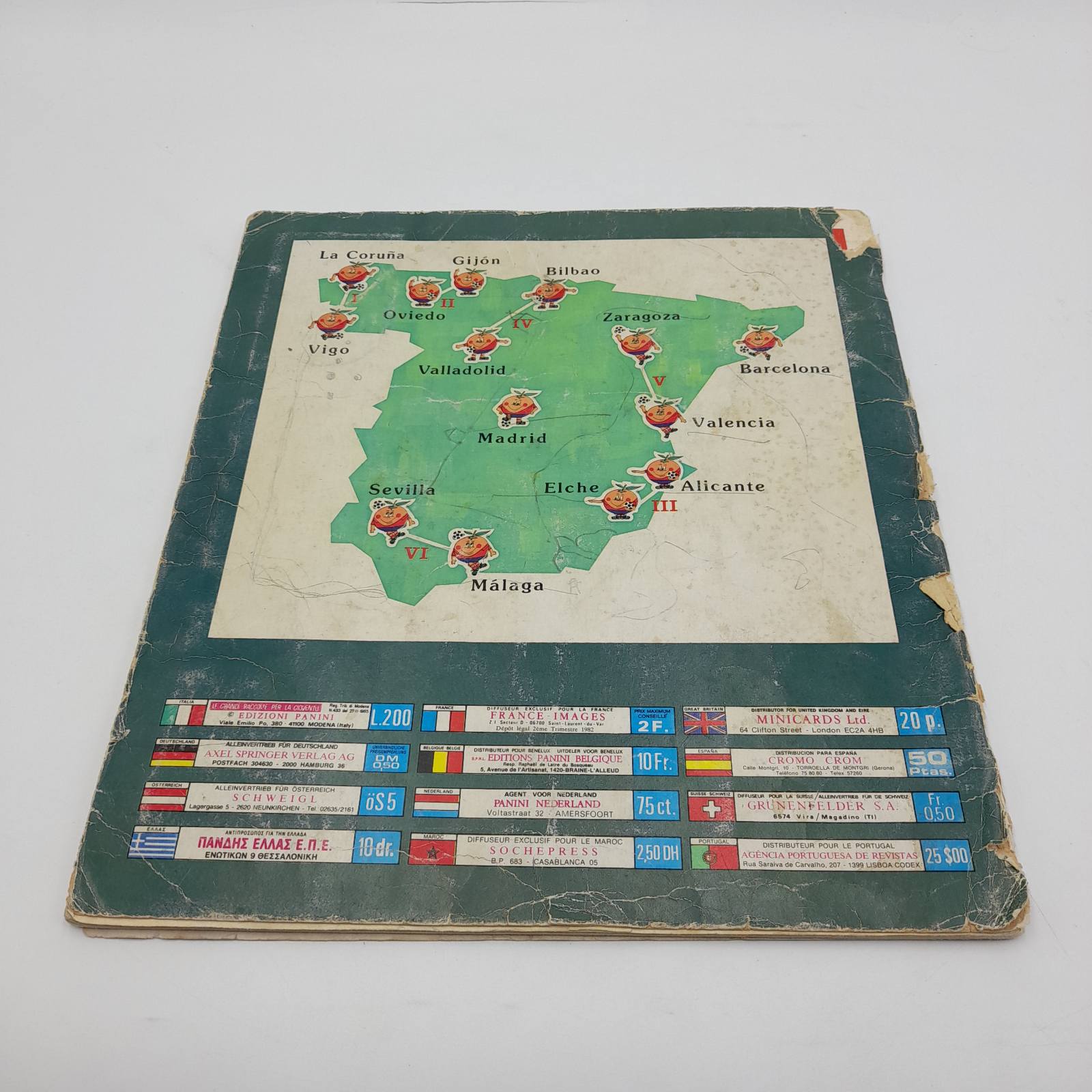 Espana 82 World Cup Spain Panini Vintage Sticker Album - Image 5