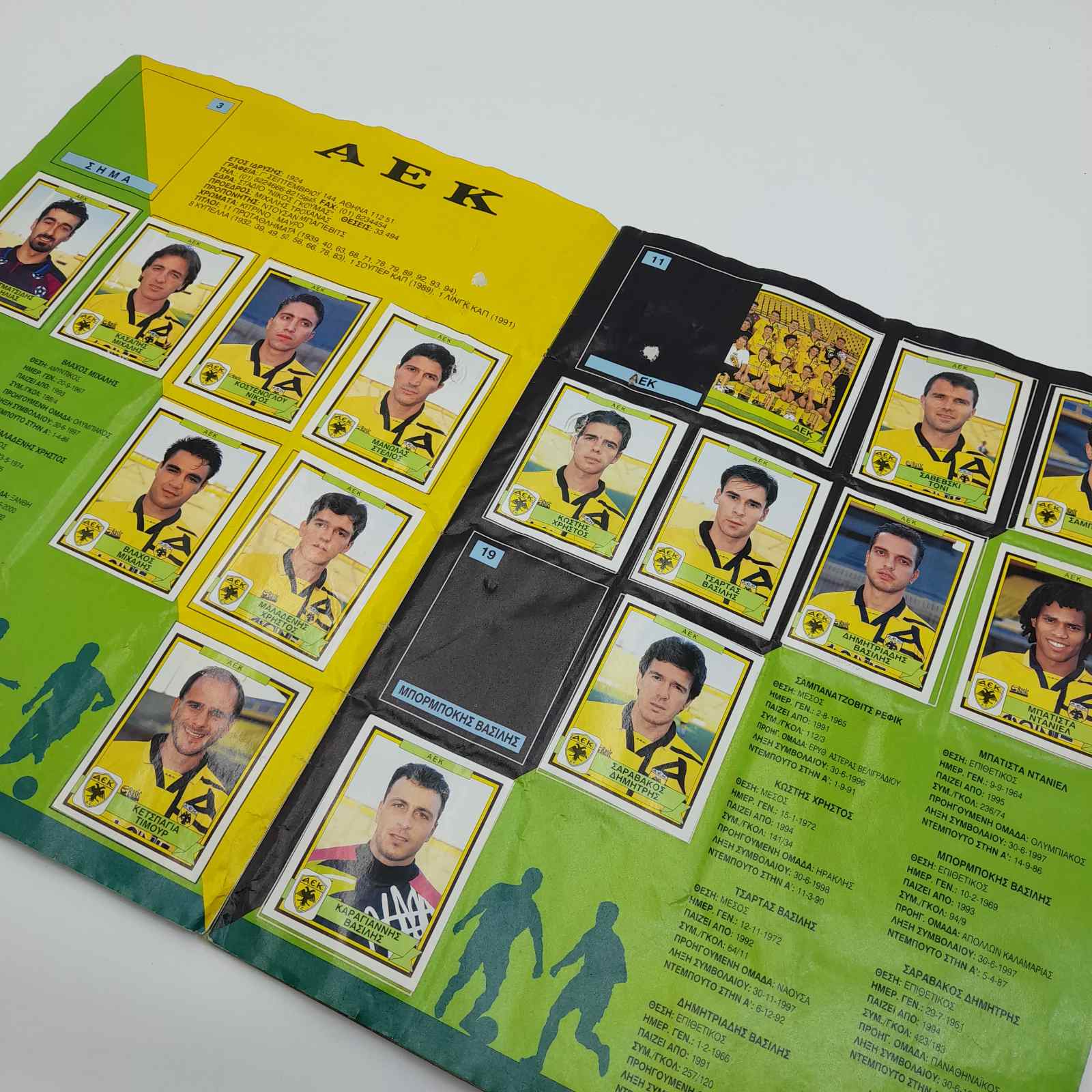 ΠΟΔΟΣΦΑΙΡΟ 1996 Panini Greek Vintage Sticker Album - Image 3