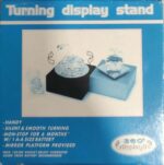 360° Motorized Rotating Display Stand - Mirror Platform, Silent Turntable for Jewelry & Crystals