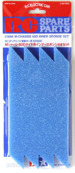 Tamiya Spare Parts M-Chassis 60D Inner Sponge Set | SP-686| 50686