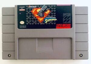 The Death and Return of Superman (USA Version) SNES USED CARTRIDGE ONLY Printed Label