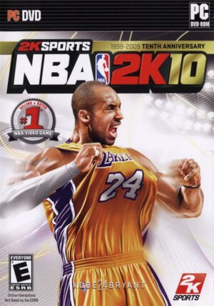 NBA 2K10 Tenth Anniversary PC Game USED