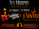 Tex Murphy:  The Pandora Directive & Under a Killing Moon Double Pack PC Game USED NO BOX