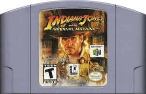 Indiana Jones Infernal Machine (NTSC-USA Version) Nintendo 64 N64 USED CARTRIDGE ONLY