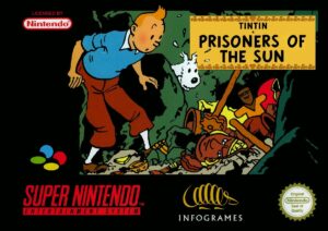 Tintin in Tibet Prisoners of the Sun SNES USED