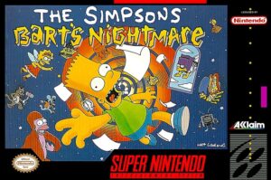 The Simpsons Bart’s Nightmare (NTSC USA Version) SNES USED