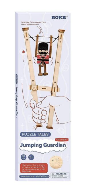 ROKR 3D Wooden Puzzle - Jumping Guardian