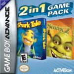 Shark Tale & Shrek 2 - 2 in 1 Game Pack Game Boy Advance USED NO MANUAL