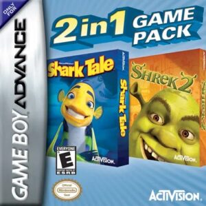 Shark Tale & Shrek 2 - 2 in 1 Game Pack Game Boy Advance USED NO MANUAL