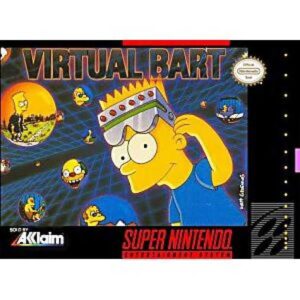 Virtual Bart (NTSC USA Version) SNES USED