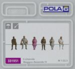 POLA G Φιγούρες Μοντελισμού 6 Sitting Travelers IV | G Scale 1:22,5 | 331951